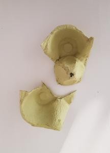 Eine Kammer inklusive Abstandhalter abschneiden Eine Kammer inklusive Abstandhalter abschneiden